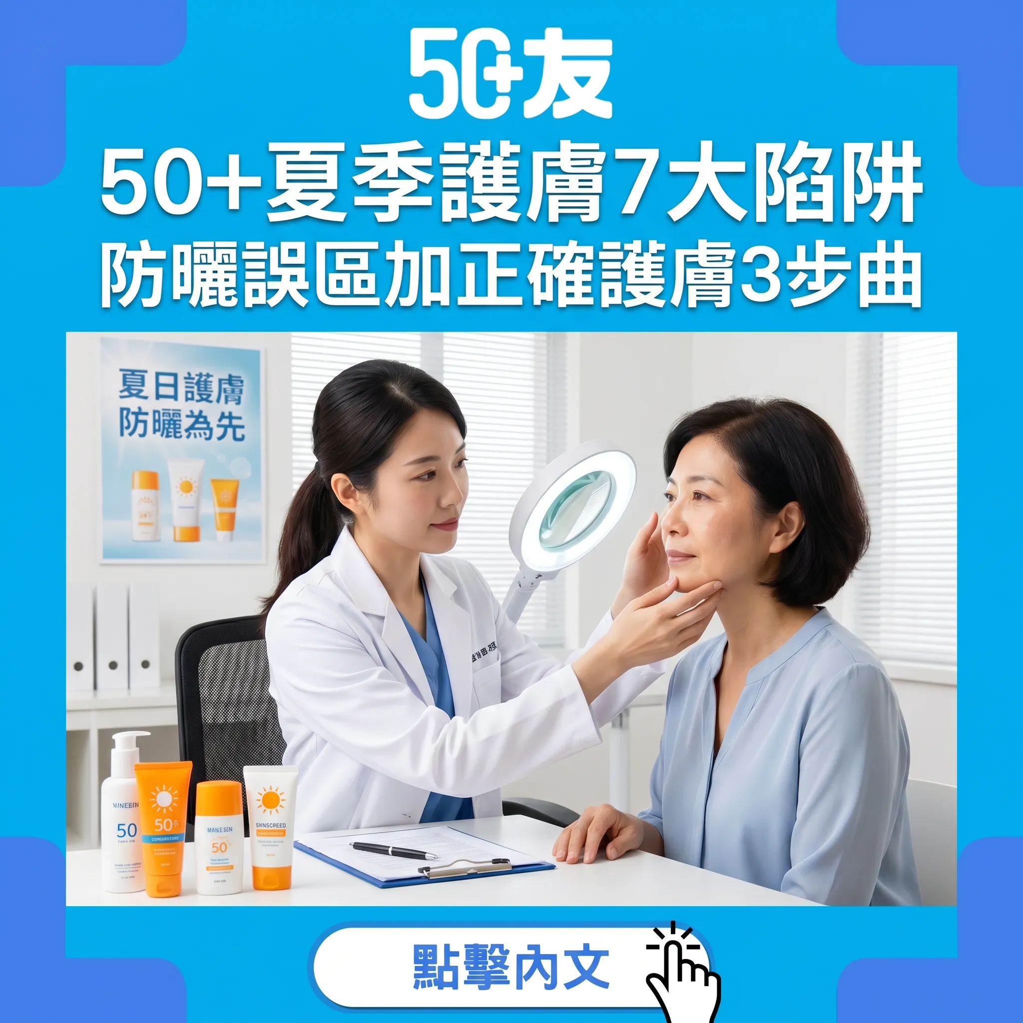 50+夏季護膚7大陷阱！皮膚科醫生防曬誤區加正確護膚全指南