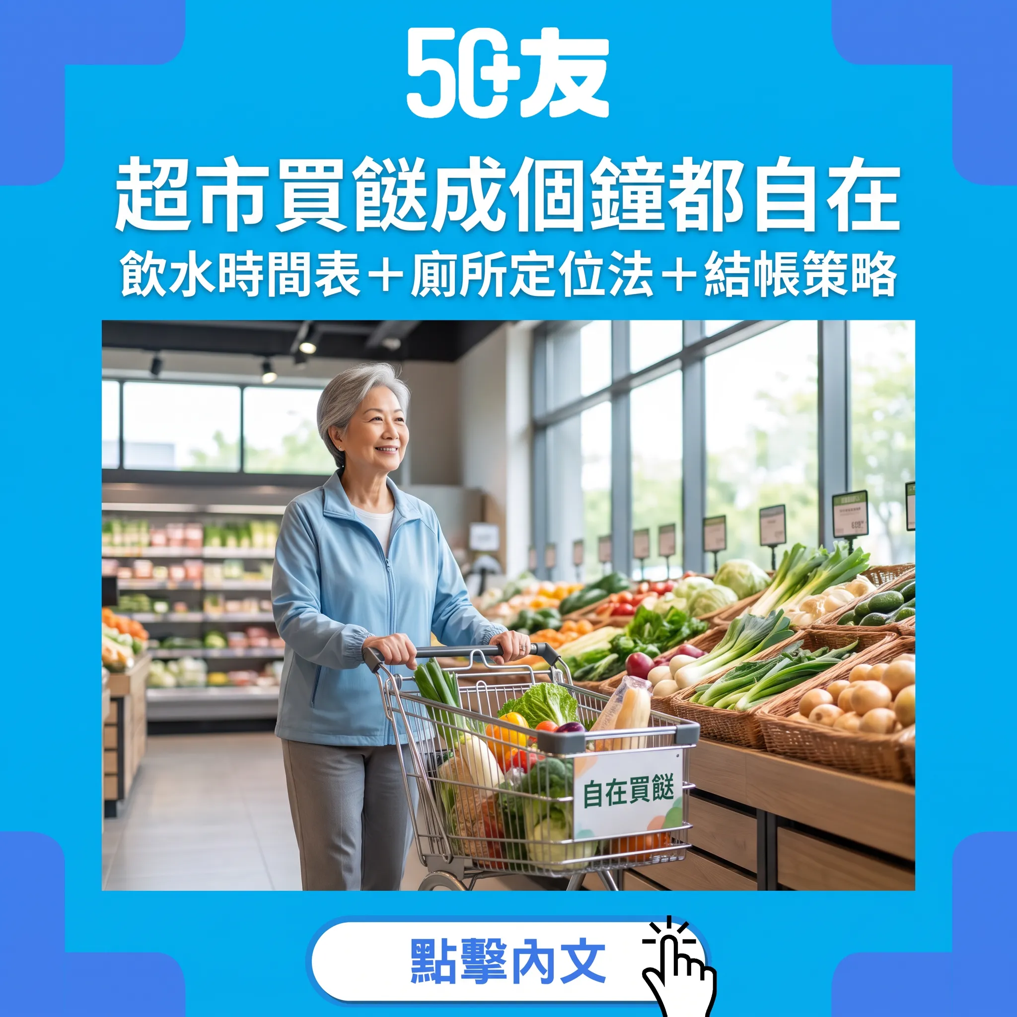 超市自在攻略：行成個鐘都安心——飲水時間表、廁所定位與結帳策略