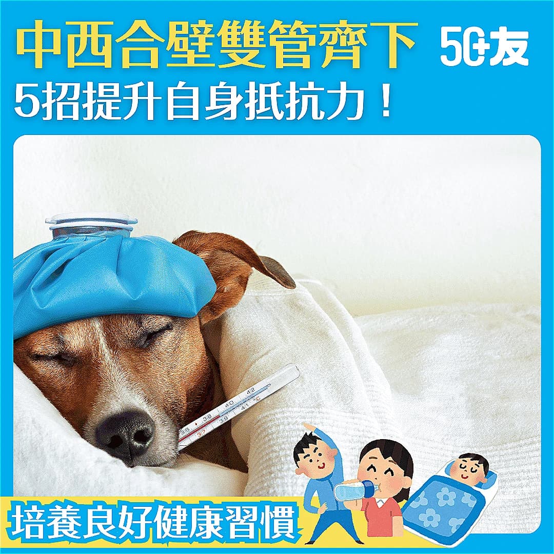 【提升免疫力】中西醫教你5招提升自身抵抗力