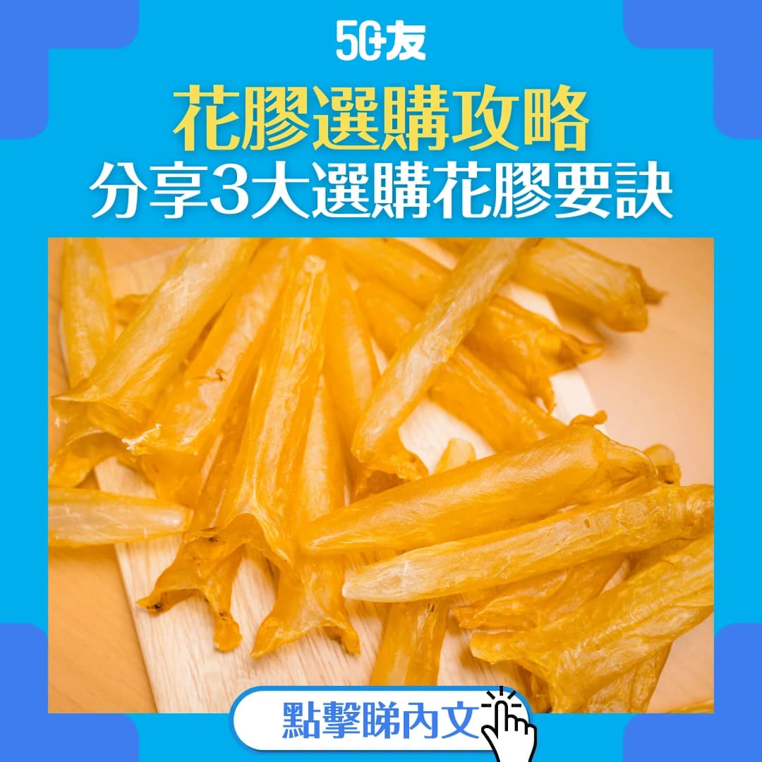 【花膠選購攻略】辦年貨前必讀！分享3大選購花膠要訣、功效及食用史